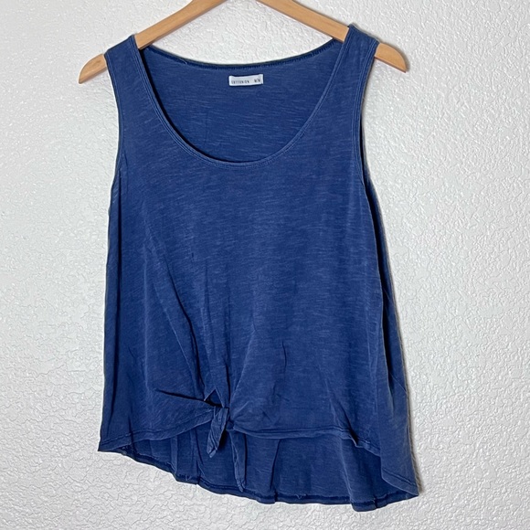 Cotton On | Blue scoop neck knot hem relaxed fit tank size medium - Picture 1 of 10